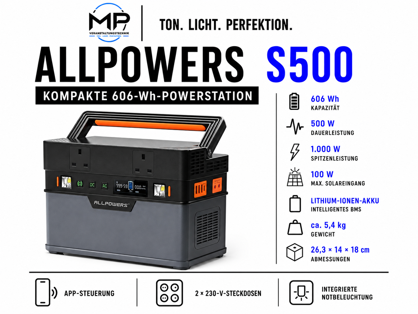 Professionelles Powerstation-Paket mieten – mobile Stromversorgung für Events & Notstrom