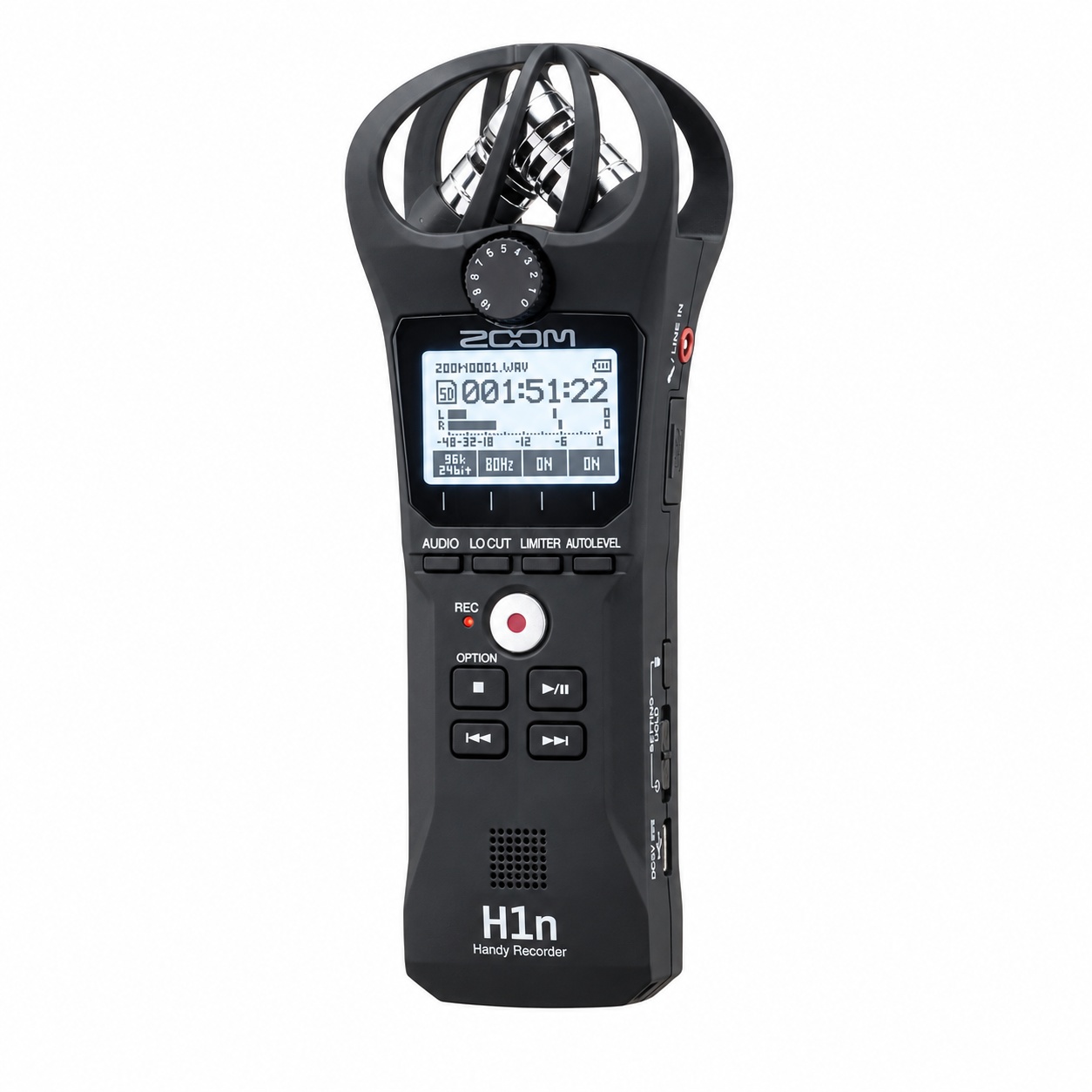 Zoom H1n Audiorekorder mieten – Stereo-Handy-Recorder